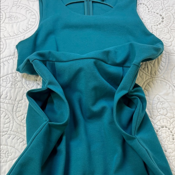 Madewell Teal Sleeveless Fit and Flare Mini Dress - Women’s XS - Picture 5 of 9
